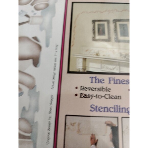 Vintage 1990 Stencil Decor Pre-Cut Wall Stencils #26619 Painting Pandas Nursery - Picture 6 of 9